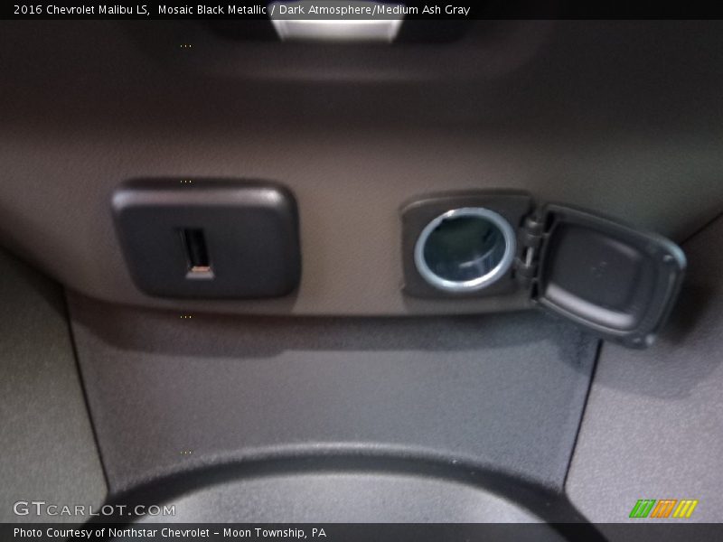 Mosaic Black Metallic / Dark Atmosphere/Medium Ash Gray 2016 Chevrolet Malibu LS