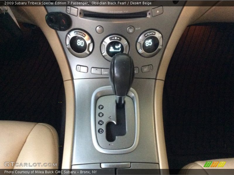 Obsidian Black Pearl / Desert Beige 2009 Subaru Tribeca Special Edition 7 Passenger