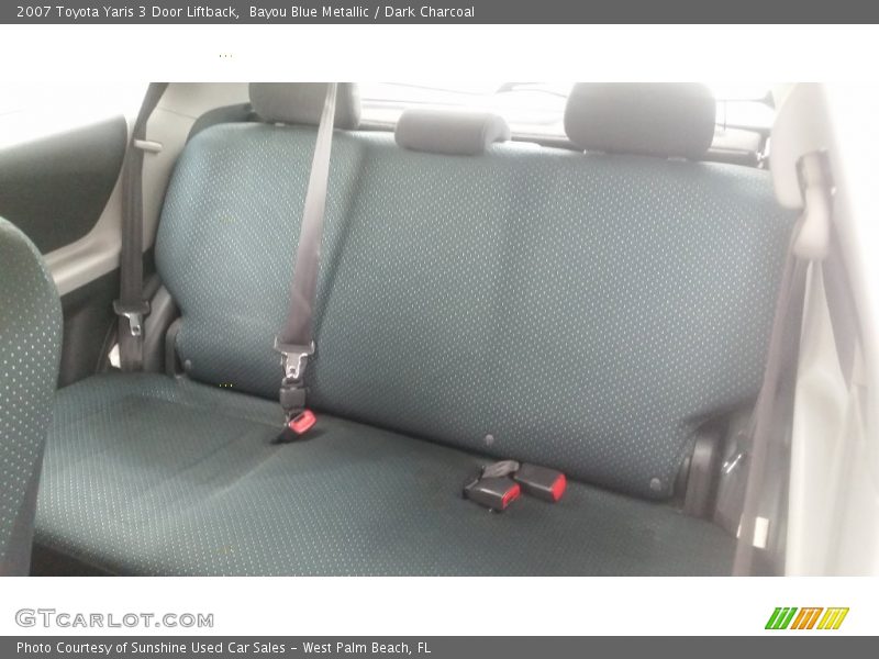 Bayou Blue Metallic / Dark Charcoal 2007 Toyota Yaris 3 Door Liftback