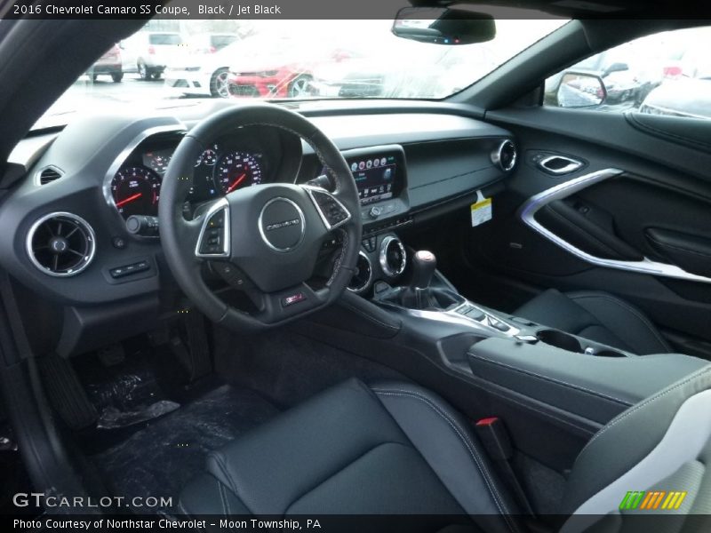 Jet Black Interior - 2016 Camaro SS Coupe 
