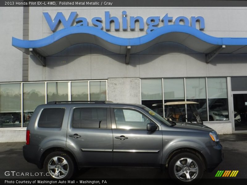 Polished Metal Metallic / Gray 2013 Honda Pilot EX-L 4WD