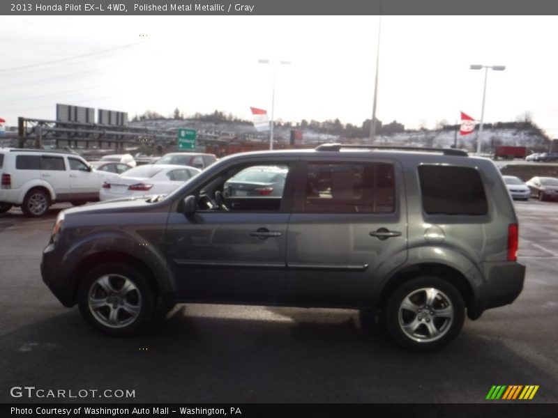 Polished Metal Metallic / Gray 2013 Honda Pilot EX-L 4WD
