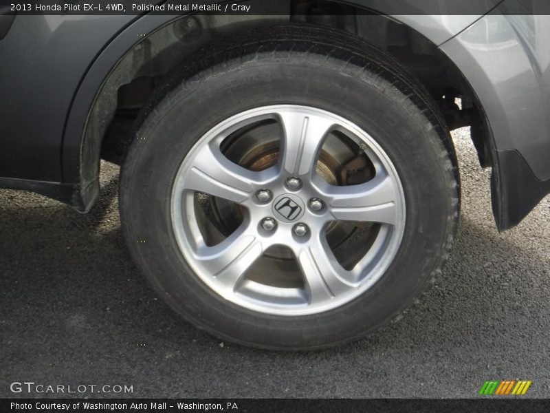 Polished Metal Metallic / Gray 2013 Honda Pilot EX-L 4WD