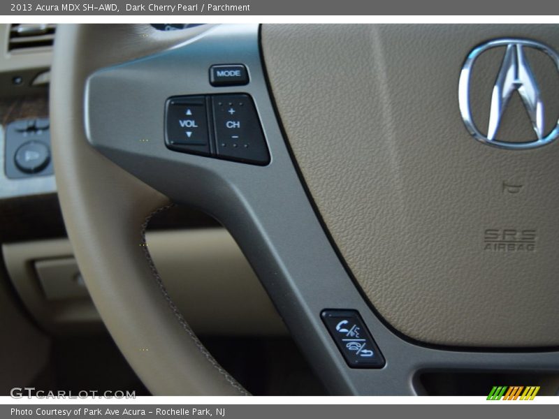 Dark Cherry Pearl / Parchment 2013 Acura MDX SH-AWD