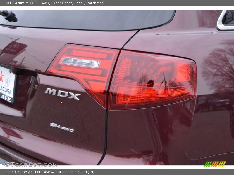 Dark Cherry Pearl / Parchment 2013 Acura MDX SH-AWD