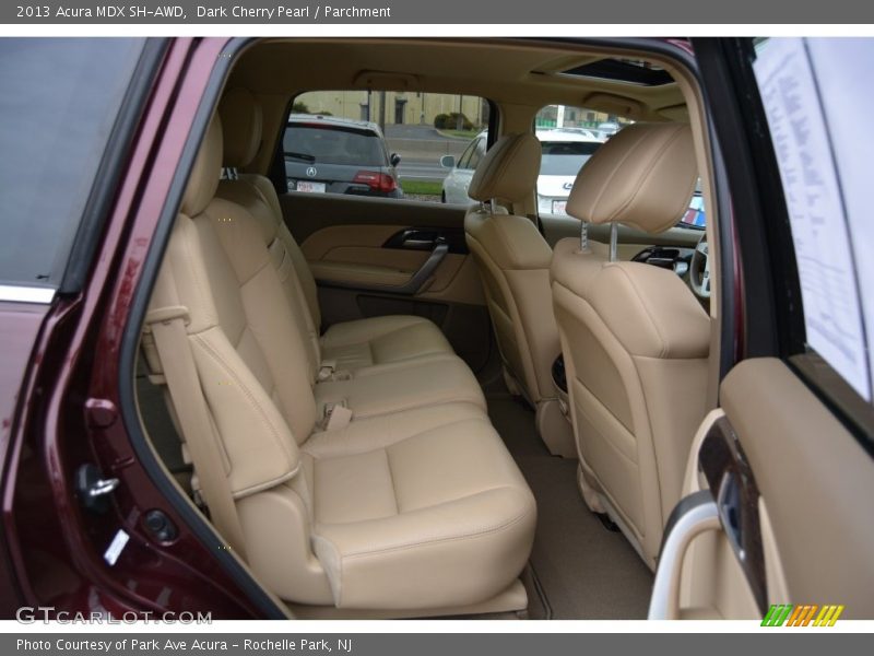 Dark Cherry Pearl / Parchment 2013 Acura MDX SH-AWD
