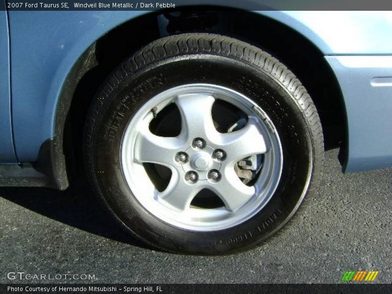 Windveil Blue Metallic / Dark Pebble 2007 Ford Taurus SE
