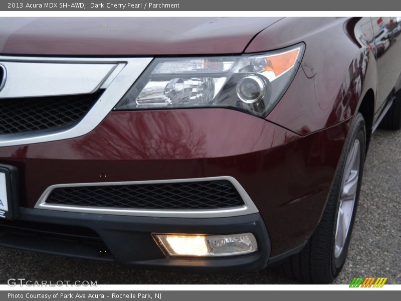 Dark Cherry Pearl / Parchment 2013 Acura MDX SH-AWD