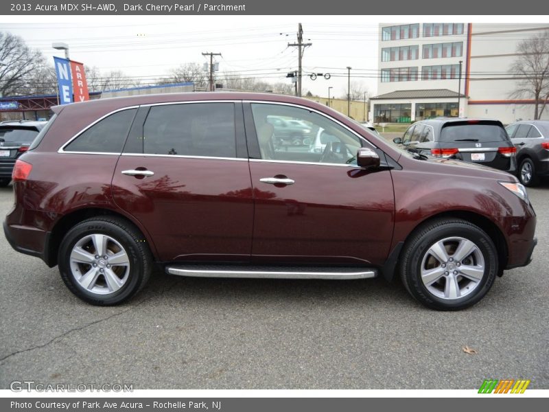 Dark Cherry Pearl / Parchment 2013 Acura MDX SH-AWD