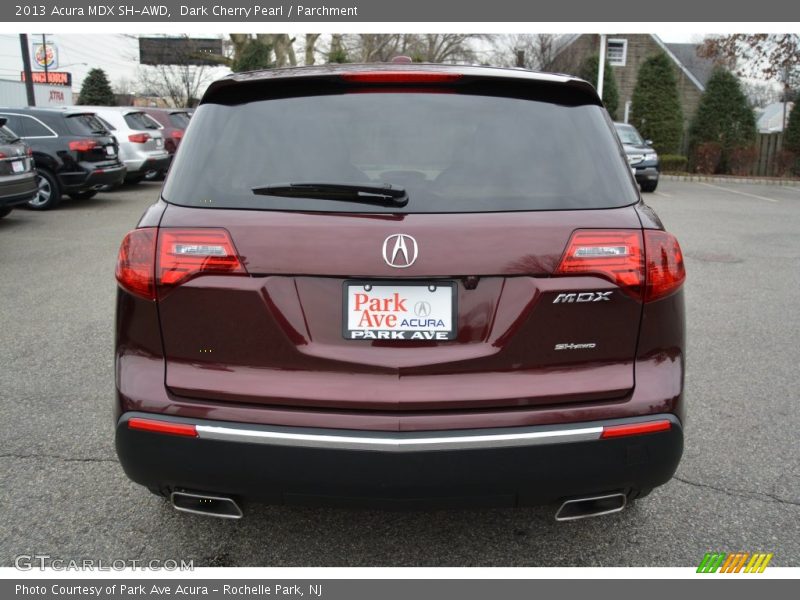 Dark Cherry Pearl / Parchment 2013 Acura MDX SH-AWD