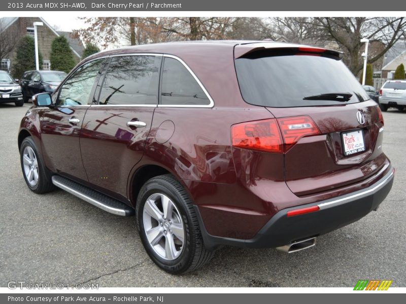 Dark Cherry Pearl / Parchment 2013 Acura MDX SH-AWD