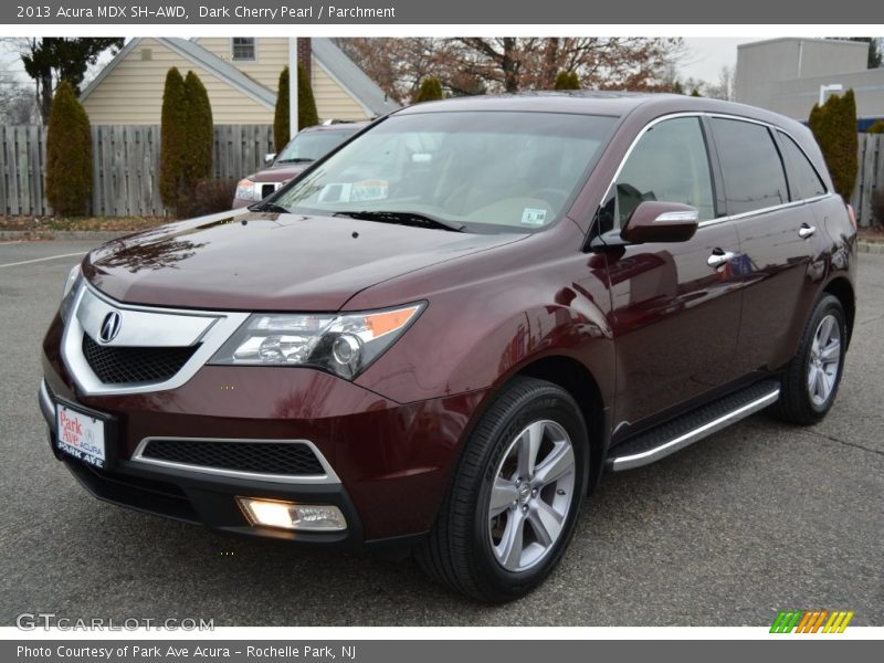 Dark Cherry Pearl / Parchment 2013 Acura MDX SH-AWD