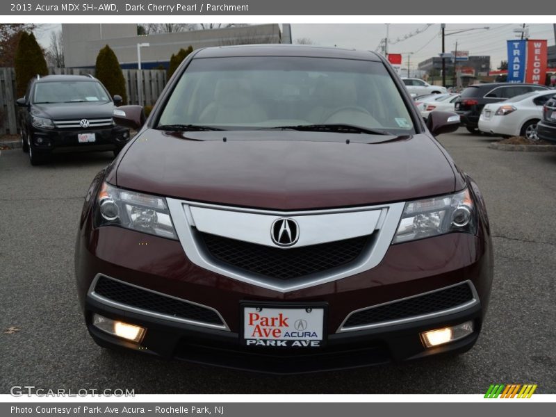 Dark Cherry Pearl / Parchment 2013 Acura MDX SH-AWD