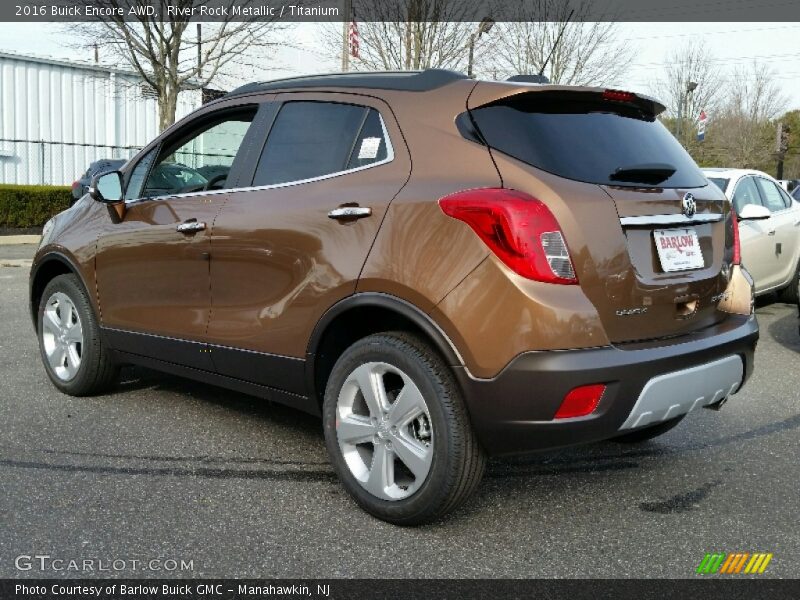 River Rock Metallic / Titanium 2016 Buick Encore AWD