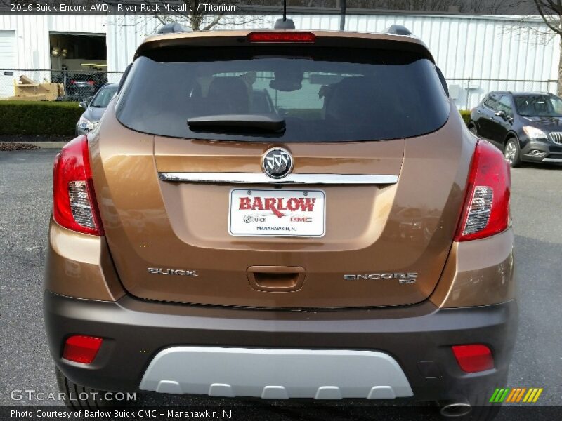 River Rock Metallic / Titanium 2016 Buick Encore AWD
