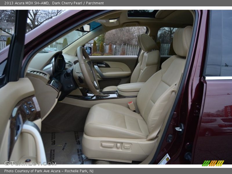 Dark Cherry Pearl / Parchment 2013 Acura MDX SH-AWD