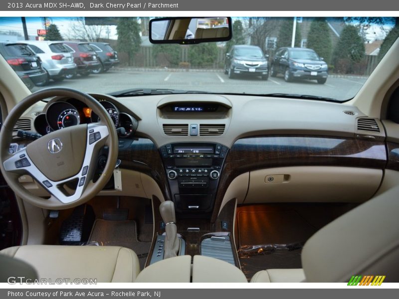Dark Cherry Pearl / Parchment 2013 Acura MDX SH-AWD