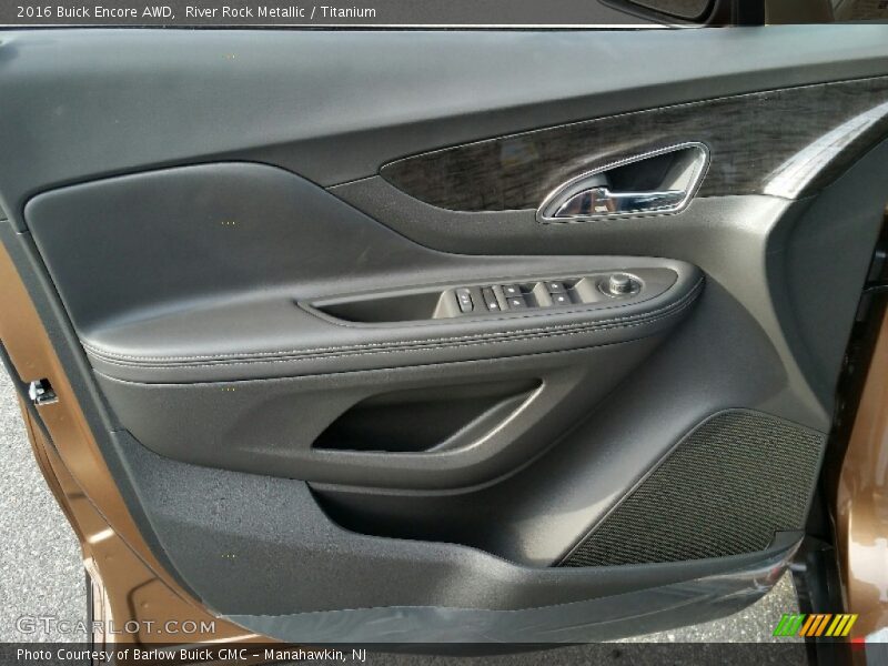 River Rock Metallic / Titanium 2016 Buick Encore AWD