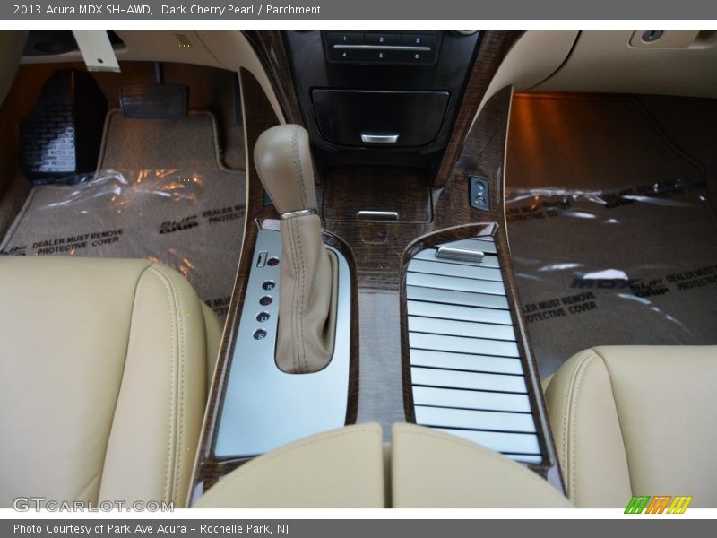 Dark Cherry Pearl / Parchment 2013 Acura MDX SH-AWD