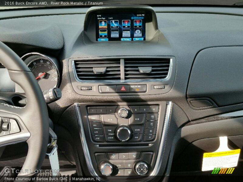 River Rock Metallic / Titanium 2016 Buick Encore AWD