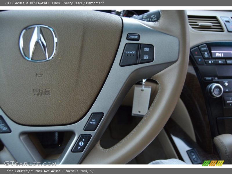 Dark Cherry Pearl / Parchment 2013 Acura MDX SH-AWD