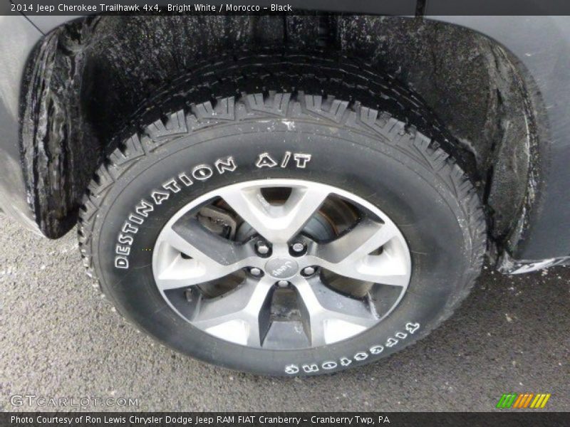 Bright White / Morocco - Black 2014 Jeep Cherokee Trailhawk 4x4