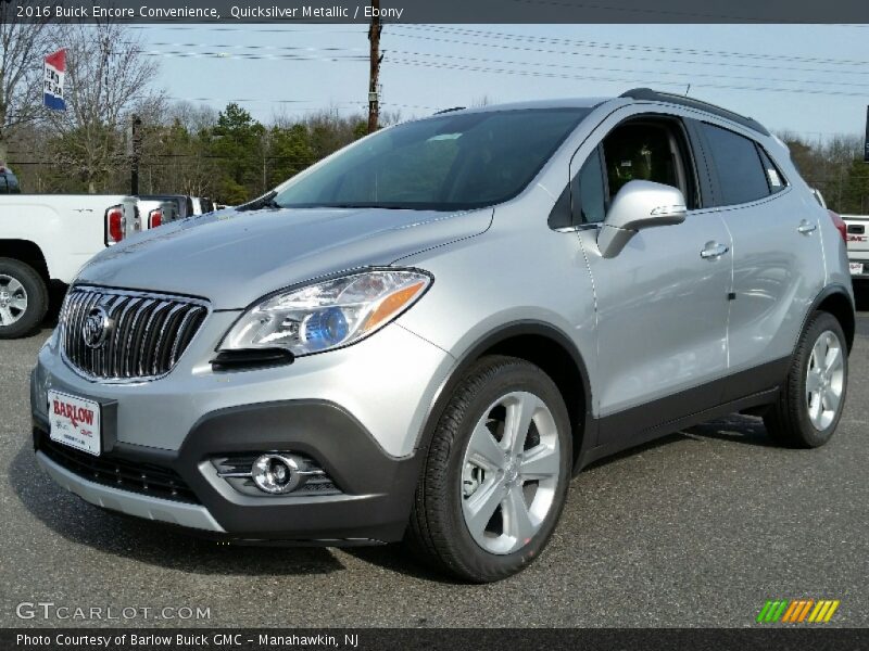 Quicksilver Metallic / Ebony 2016 Buick Encore Convenience