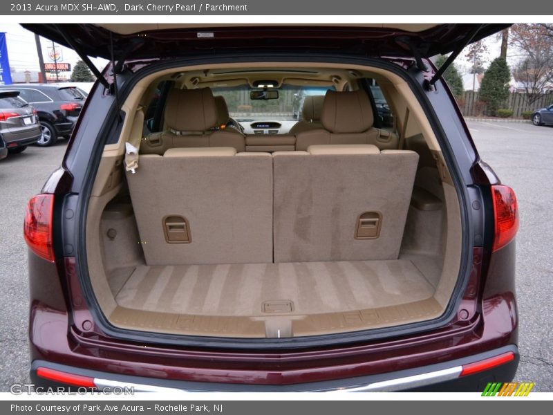 Dark Cherry Pearl / Parchment 2013 Acura MDX SH-AWD