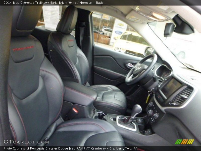 Bright White / Morocco - Black 2014 Jeep Cherokee Trailhawk 4x4
