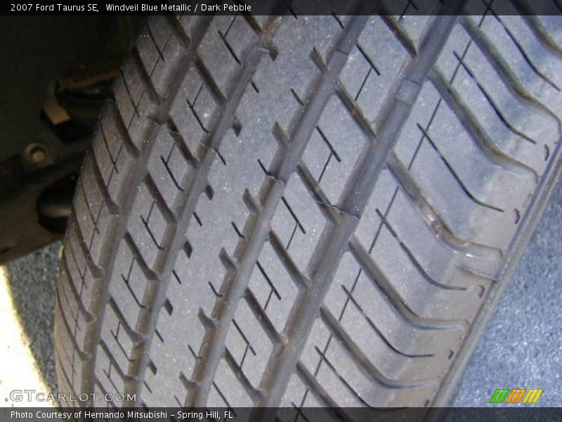 Windveil Blue Metallic / Dark Pebble 2007 Ford Taurus SE