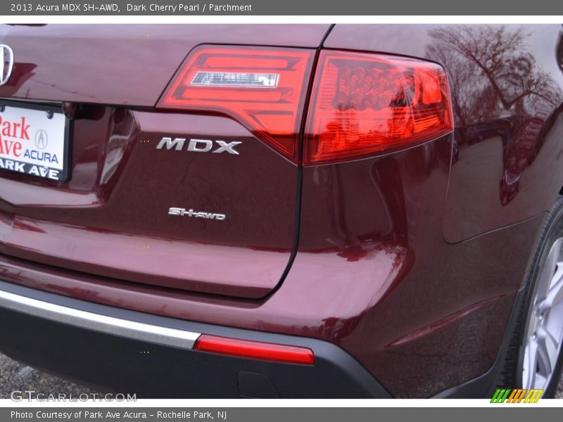 Dark Cherry Pearl / Parchment 2013 Acura MDX SH-AWD