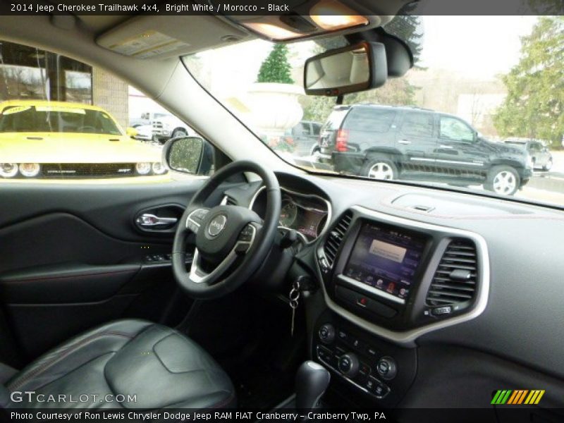 Bright White / Morocco - Black 2014 Jeep Cherokee Trailhawk 4x4