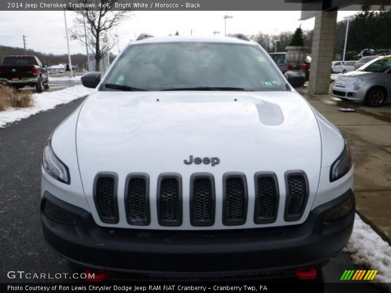 Bright White / Morocco - Black 2014 Jeep Cherokee Trailhawk 4x4