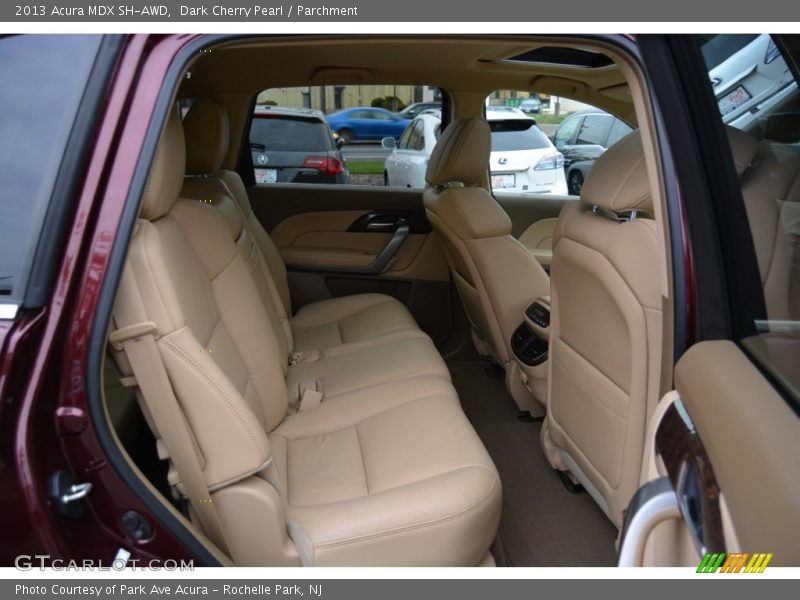 Dark Cherry Pearl / Parchment 2013 Acura MDX SH-AWD
