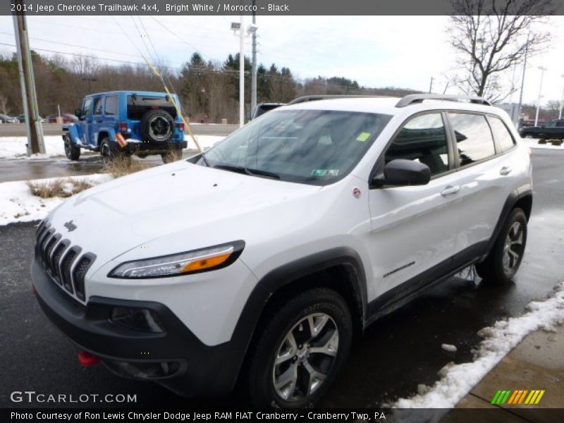 Bright White / Morocco - Black 2014 Jeep Cherokee Trailhawk 4x4