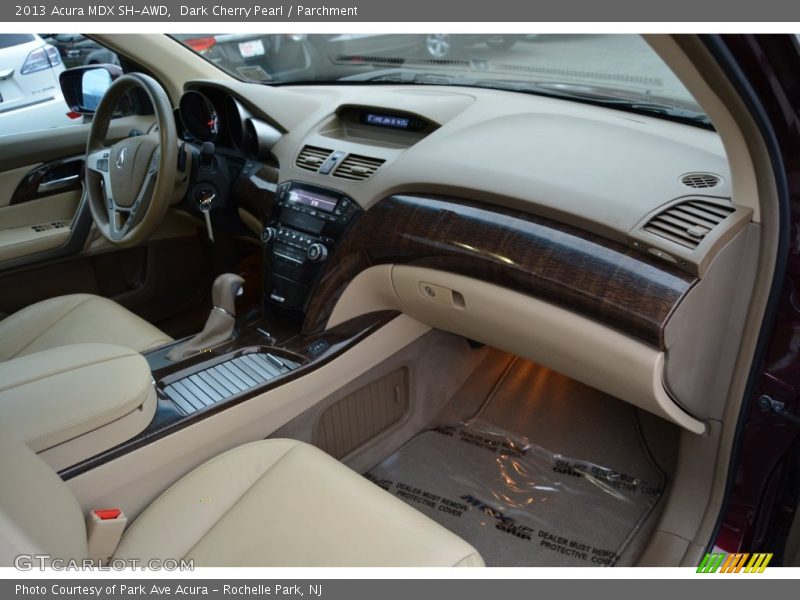 Dark Cherry Pearl / Parchment 2013 Acura MDX SH-AWD