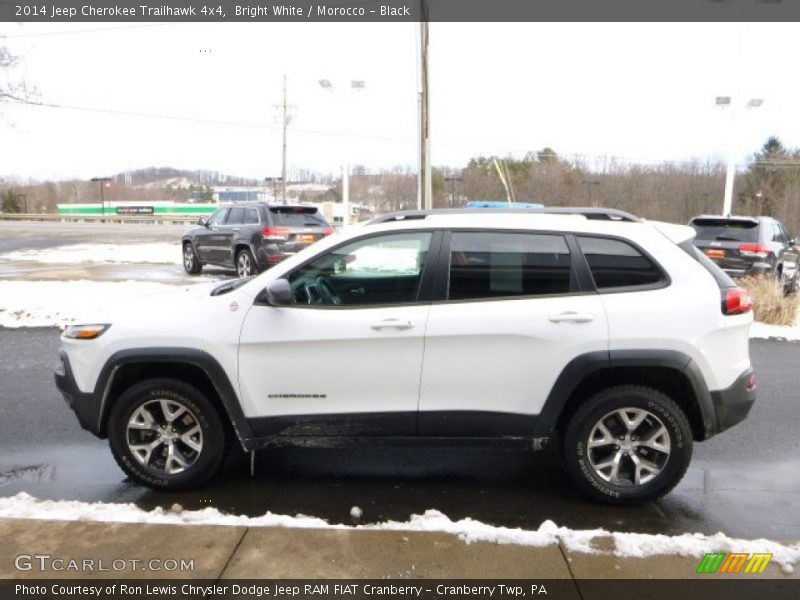 Bright White / Morocco - Black 2014 Jeep Cherokee Trailhawk 4x4