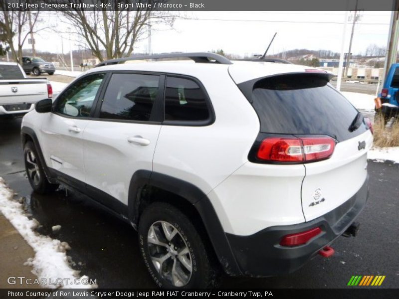 Bright White / Morocco - Black 2014 Jeep Cherokee Trailhawk 4x4