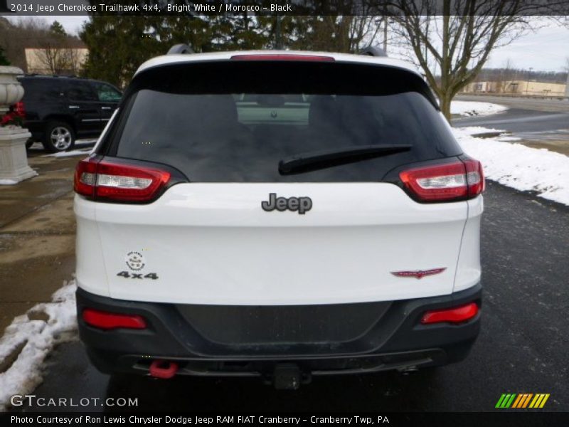 Bright White / Morocco - Black 2014 Jeep Cherokee Trailhawk 4x4