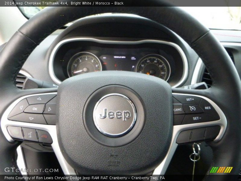 Bright White / Morocco - Black 2014 Jeep Cherokee Trailhawk 4x4