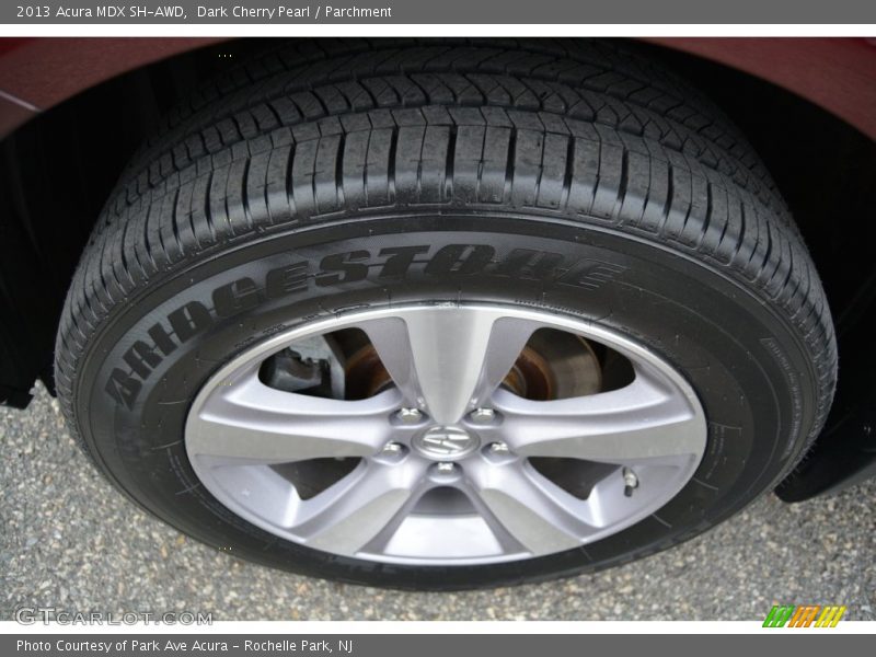 Dark Cherry Pearl / Parchment 2013 Acura MDX SH-AWD