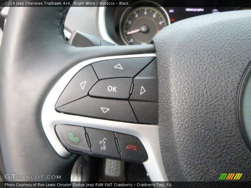 Bright White / Morocco - Black 2014 Jeep Cherokee Trailhawk 4x4