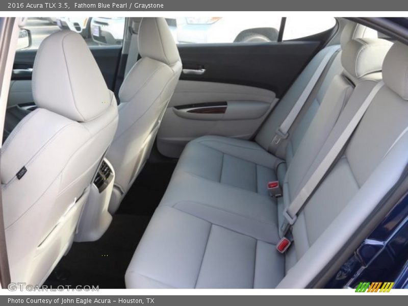 Fathom Blue Pearl / Graystone 2016 Acura TLX 3.5