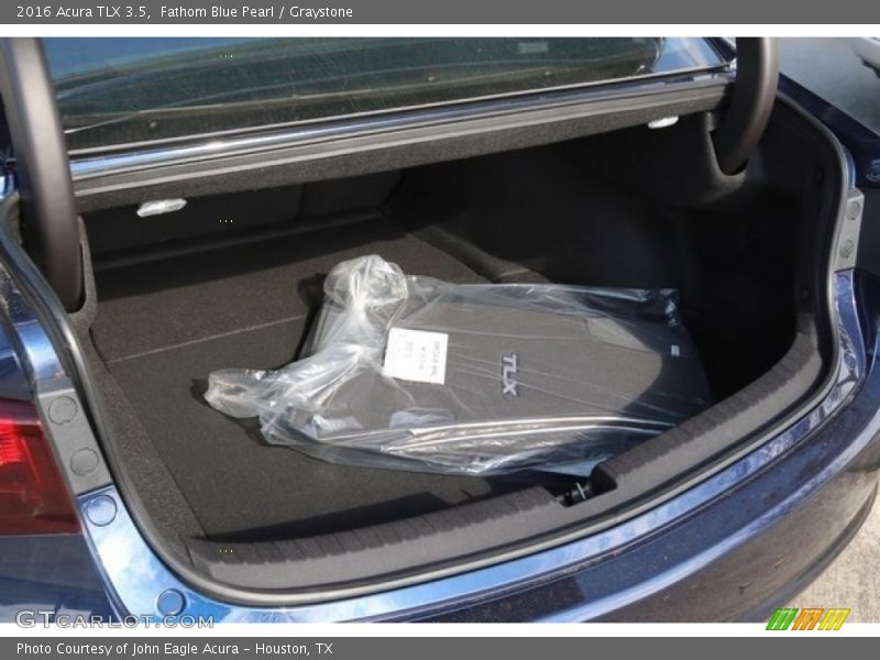 Fathom Blue Pearl / Graystone 2016 Acura TLX 3.5