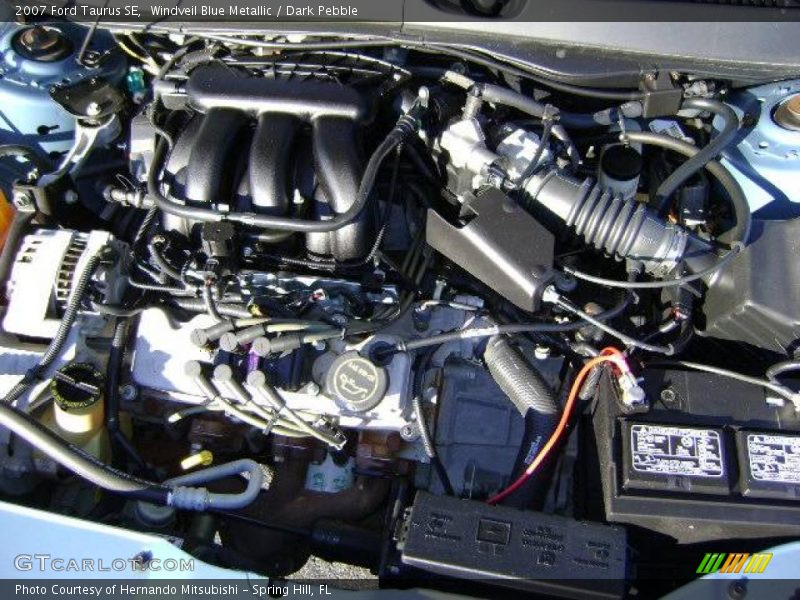 Windveil Blue Metallic / Dark Pebble 2007 Ford Taurus SE