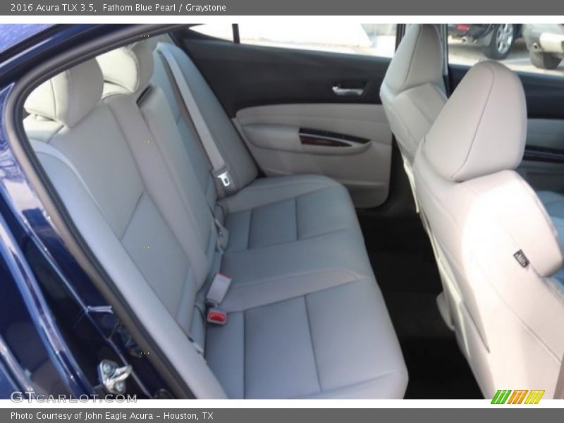 Fathom Blue Pearl / Graystone 2016 Acura TLX 3.5
