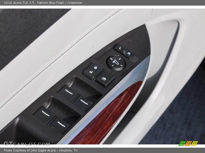 Fathom Blue Pearl / Graystone 2016 Acura TLX 3.5