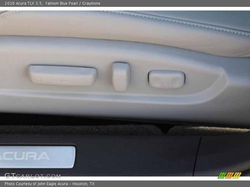 Fathom Blue Pearl / Graystone 2016 Acura TLX 3.5