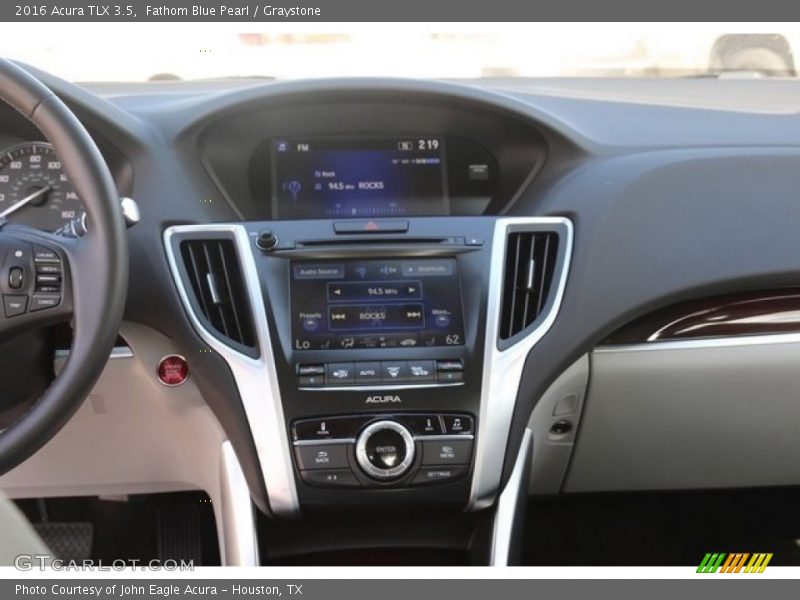 Fathom Blue Pearl / Graystone 2016 Acura TLX 3.5