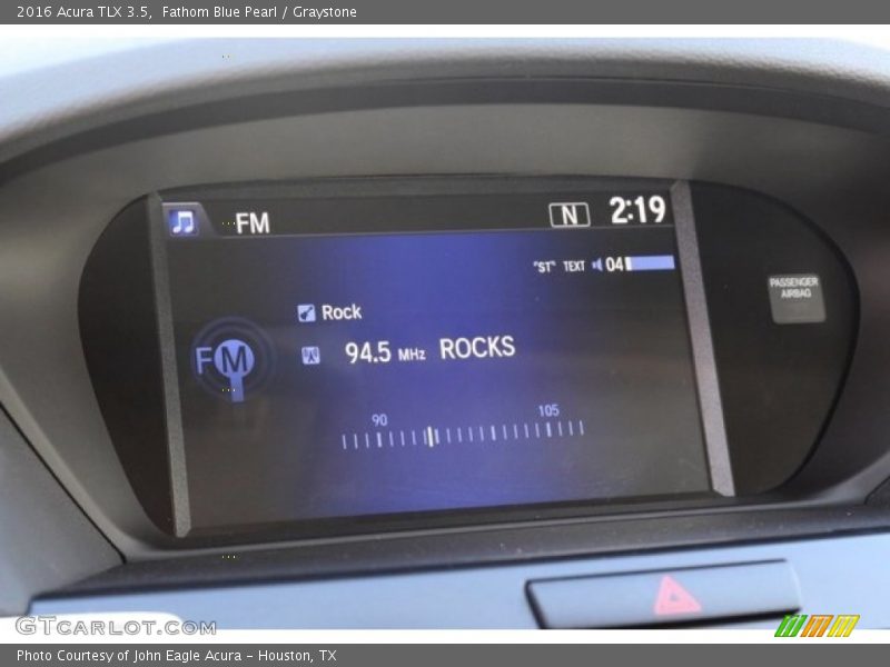 Fathom Blue Pearl / Graystone 2016 Acura TLX 3.5